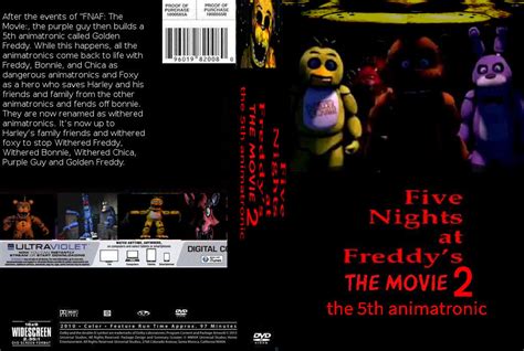 Fnaf The Movie 2 The 5th Animatronic Dvd Cover By Steveirwinfan96 On