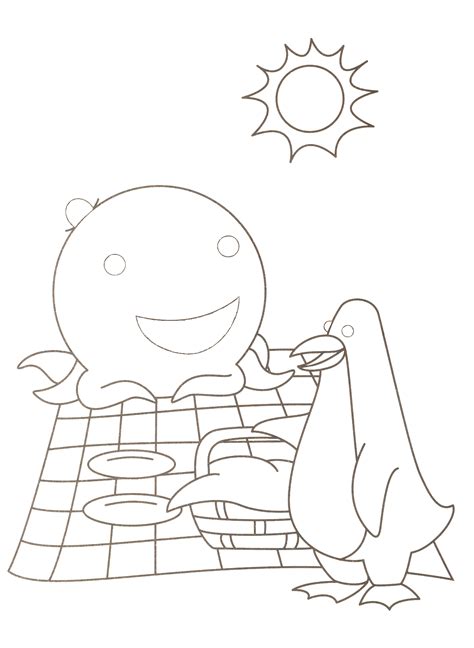 Oswald The Octopus Coloring Page Octopus Coloring Page Oswald The