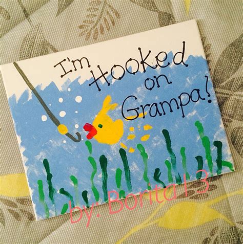 This is the easiest father's day idea and is, therefore, perfect for toddlers. Fathers Day Gift for Grandpa using Toddler Prints ...