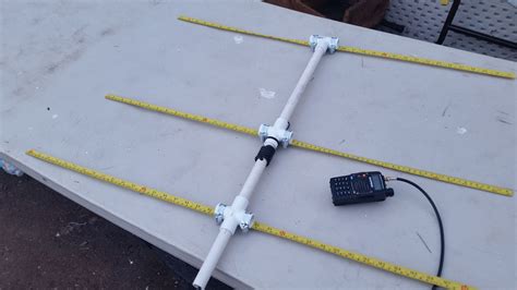 Diy M Tape Measure Yagi Antenna Antenna Ham Radio Antenna Tape Measure