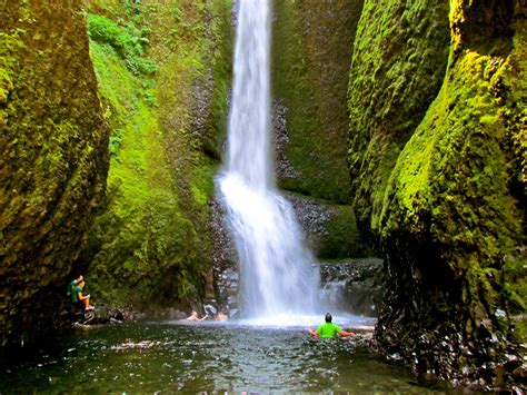 Oneonta Gorge Waterfall In Oregon Thousand Wonders