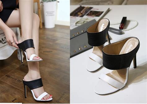 Fashion Women Sandals Summer Ladies Sandals High Heels 11cm Zapatos Mujer Slippers Party Office