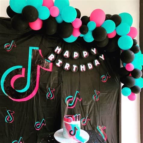 Shop fun decorations, backdrops feb 25 tiktok birthday party theme ideas. Pin by Juanne Cronjè on Tik Tok Party | Birthday party for ...