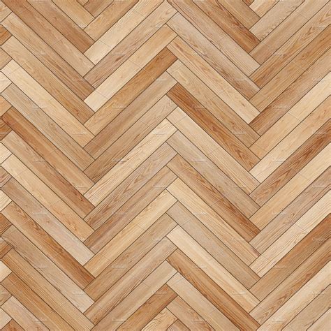 Seamless Wood Parquet Texture Herringbone Light Brown ~ Textures ~ Creative Market