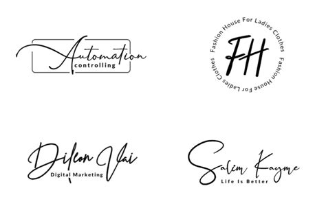 Design A Professional Stunning Handwritten Signature Logo By Ahg