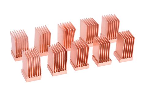 Alphacool Gpu Ram Copper Heatsinks 65x65mm 10 Stk Alphacool