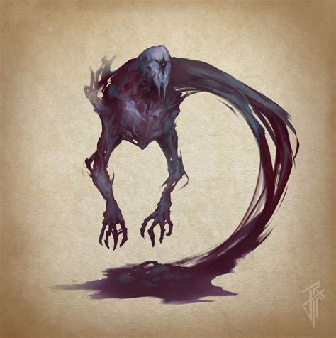 ArtStation Shadow Julien Carrasco Shadow Creatures Shadow Monster Fantasy Monster