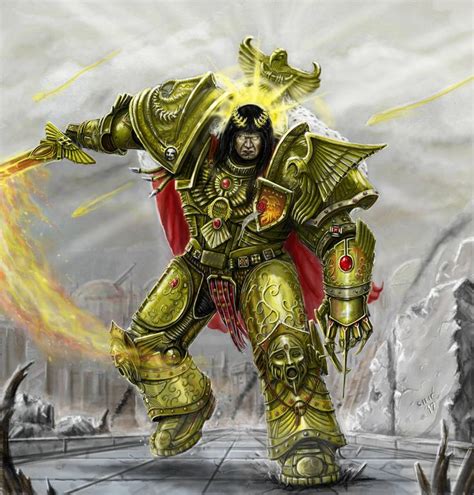 The Emperors Fury By Hrvojesilic On Deviantart Warhammer 40k Artwork