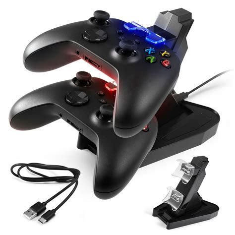 For Xbox Series X S 2020 Controller Charger Station Dual Usb C Fast
