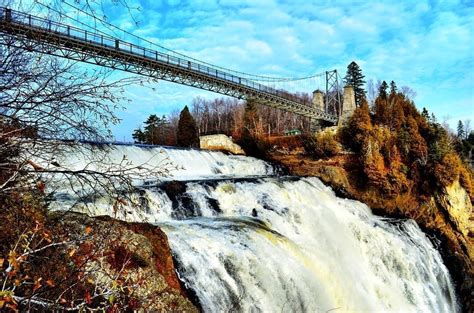 Montmorency Falls Near Quebec City Canada