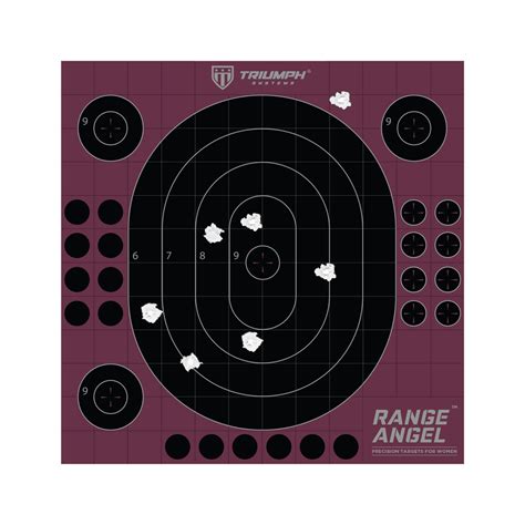 Shooting Targets Range Angel 10 X 8 Precision Targets For Women Triumph Systems
