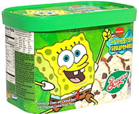 Breyers Ice Cream Spongebob Squarepants Qt Nutrition Information Shopwell