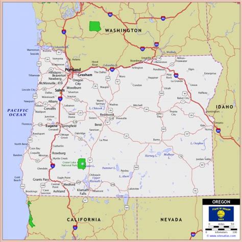 Map Of Oregon