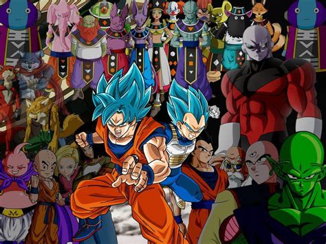Dragon ball super's gods of destruction are among most powerful and fearsome beings in the dragon ball franchise. Dragon Ball Super All Gods Wallpapers - Wallpaper Cave