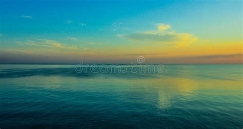 Beautiful Sunset On The Sea Coast Stock Image Image Of Landscape