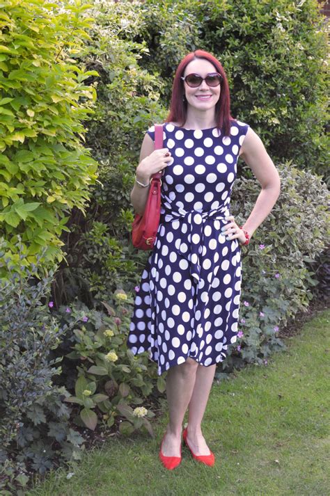 Roman Originals Navy Spot Dress Style With A Smile Link Up