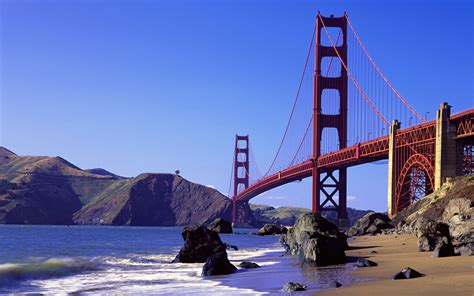 The Golden Gate Bridge Full Hd Wallpaper And Background Image