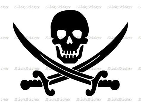 A Pirate Skull And Two Crossed Swords