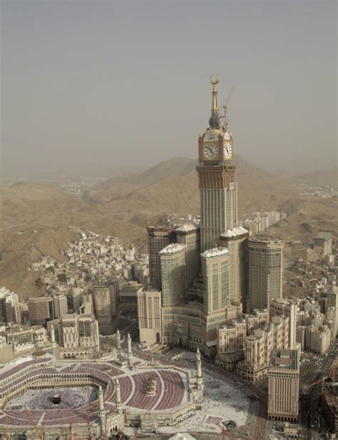 Makkah Royal Clock Tower Mecca Abraj Al Bait Worlds Biggest Clock