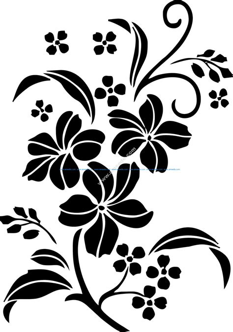 Decorative Floral Ornament Vector Art  Download Free
