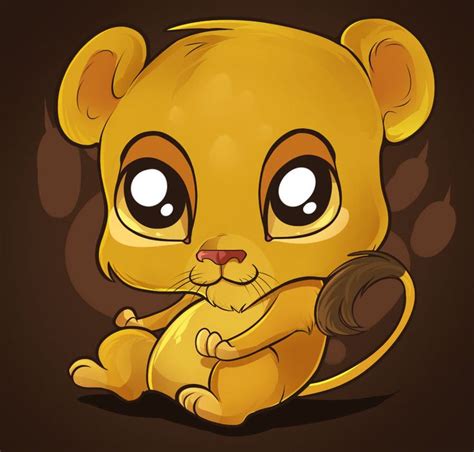 Woodland tribal animals cute forest and nature design elements. Cute Cartoon Animals with Big Eyes | Cute Lion Tutorial by ...