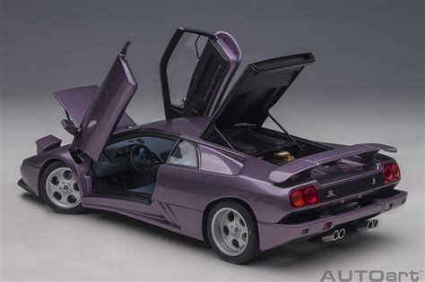 Purple Lamborghini Diablo Se30 Jota Viola Se30 Metallic Purple Autoart