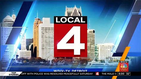 Wdiv Tv Local 4 News Today At 6am Intro 2018 Hd