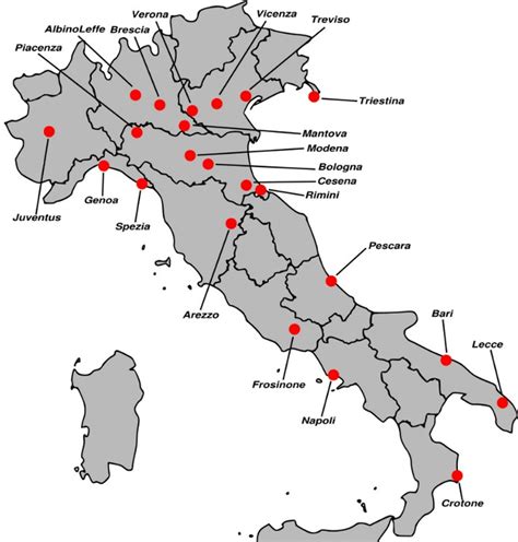Italy Airports Map And Travel Information