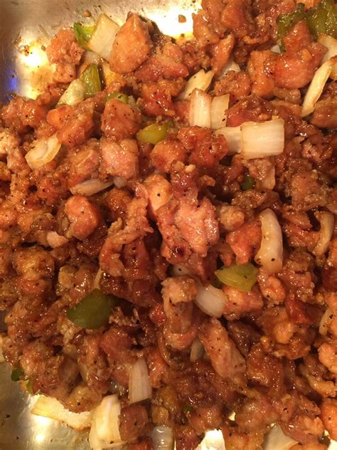 Chinese people use all parts of the chicken—including the feet and even the crown—to make some really delicious dishes. Black pepper chicken - Yelp