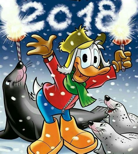 Happy New Year 2018 Disney Duck Disney Best Friends Donald And