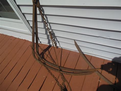 Large Antique Hay Hoist Grappling Hooks Hay Carrier Lift Etsy