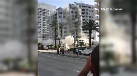 Nbc's kerry sanders reports as search and rescue efforts are underway after a building partially collapsed near miami. At least 1 hurt in Miami Beach building collapse