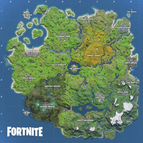 ‘fortnite Chapter 2 Season 2 Map Changes New Locations Keycards And
