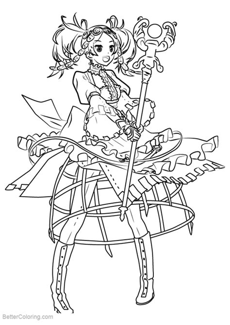 If you color bigger areas you can enlarge the size or smaller for small area. Fire Emblem Coloring Pages Lissa - Free Printable Coloring ...