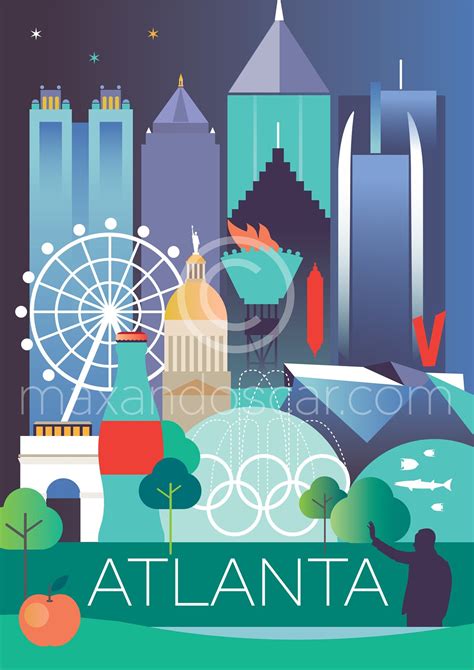 Atlanta Print Etsy