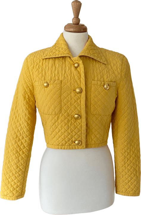 Vintage Vintage Emanuel Ungaro 80s Quilted Silk Boxy Cropped Jacket
