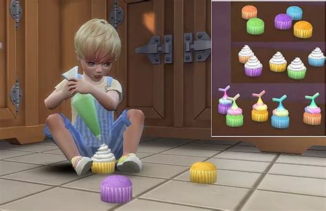 Cup Cake Sets At A Luckyday Sims 4 Updates