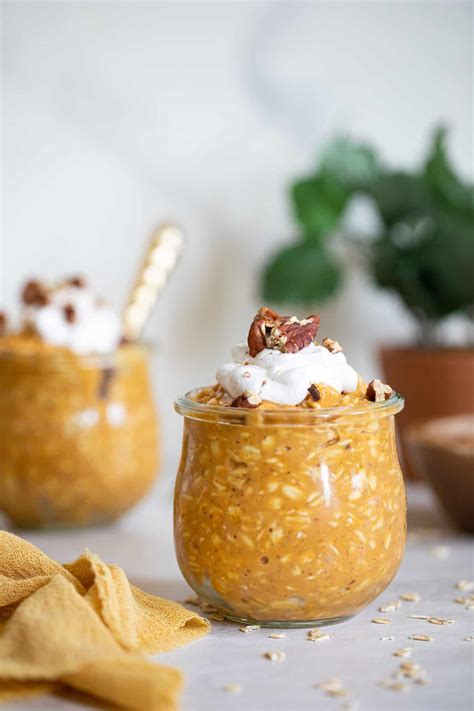 pumpkin spice overnight oats [with canned pumpkin] orchids sweet tea