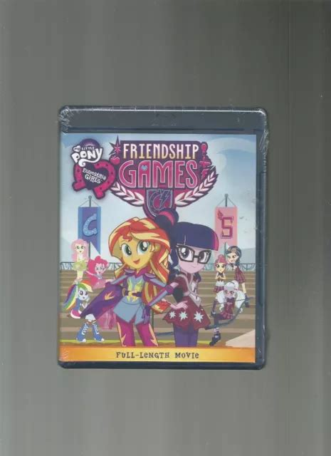 My Little Pony Equestria Girls Friendship Games Blu Ray Dvd New