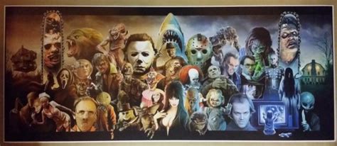 Horror Movie Killers Poster Creepbay