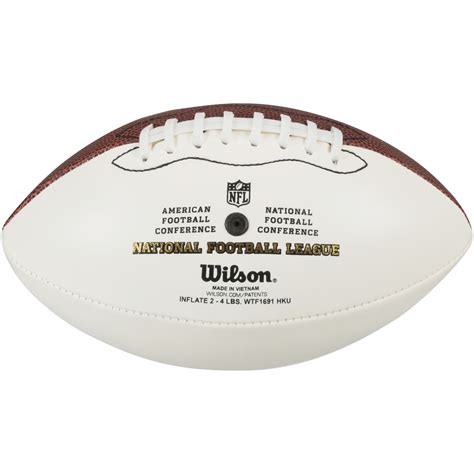 2019 Wilson Nfl Mini Autograph Football With White Panel 26388406517 Ebay