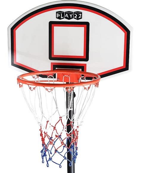 Play22usa Kids Adjustable Basketball Hoop Height 5 7 Ft Portable