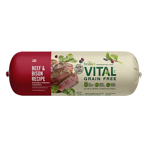 Freshpet Vital Grain Free Beef And Bison Wet Adult Dog