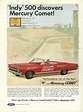 Indy 500 discovers Mercury Comet Official Pace Car ad 1966 R&T
