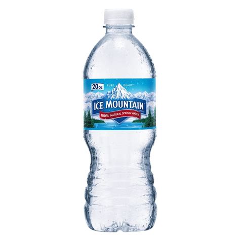 Ice Mountain 20 Fl Oz Spring Bottled Water At
