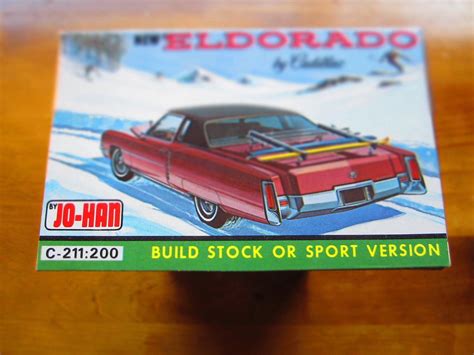 Cadillac Eldorado Hardtop Original Scale Jo Han Model Kit