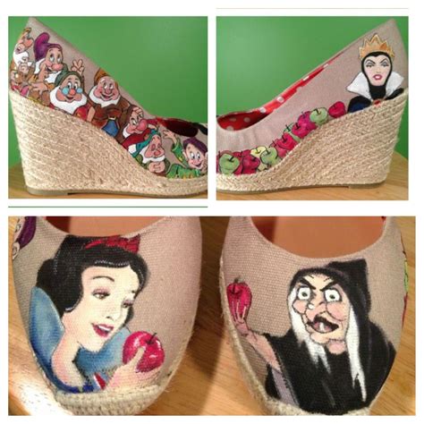 Snow White Custom Painted Shoes Loris Figment On Facebook Custom