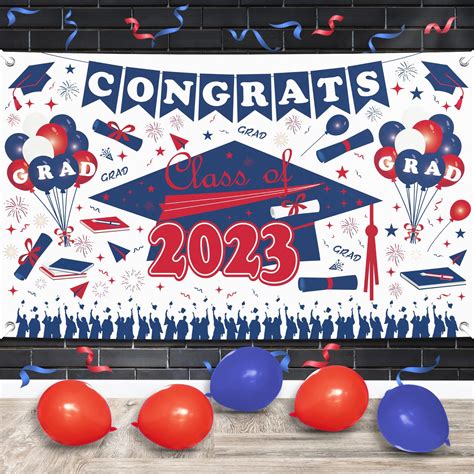 Buy Class Of 2023 Graduation Banner 72x44 Inch Graduation Banner