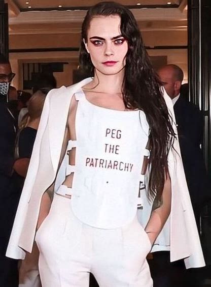 Cara Delevingne Peg The Patriarchy Shirt Met Gala Pygear Com
