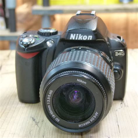 Used Nikon D40 Digital Slr Camera With Af S 18 55mm Lens Used Cameras